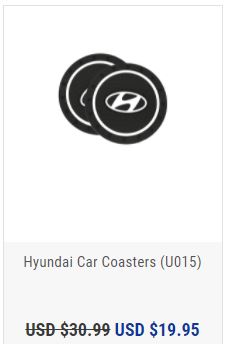 Hyundai Car Coasters